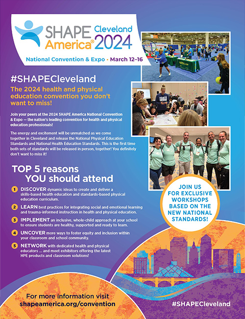 SHAPE America 2024 Convention Ad
