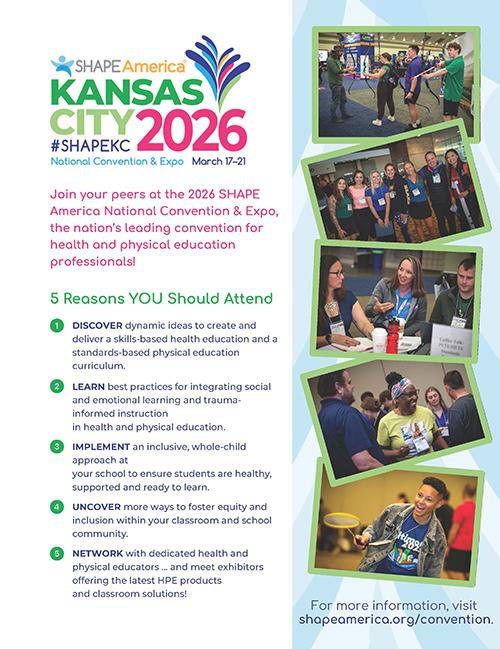 SHAPE America 2026 Convention Ad